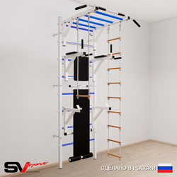 Шведская стенка Sv Sport 569 (Турник рукоход/Брусья/Стойка/Скамья/Лестница/Трапеция)