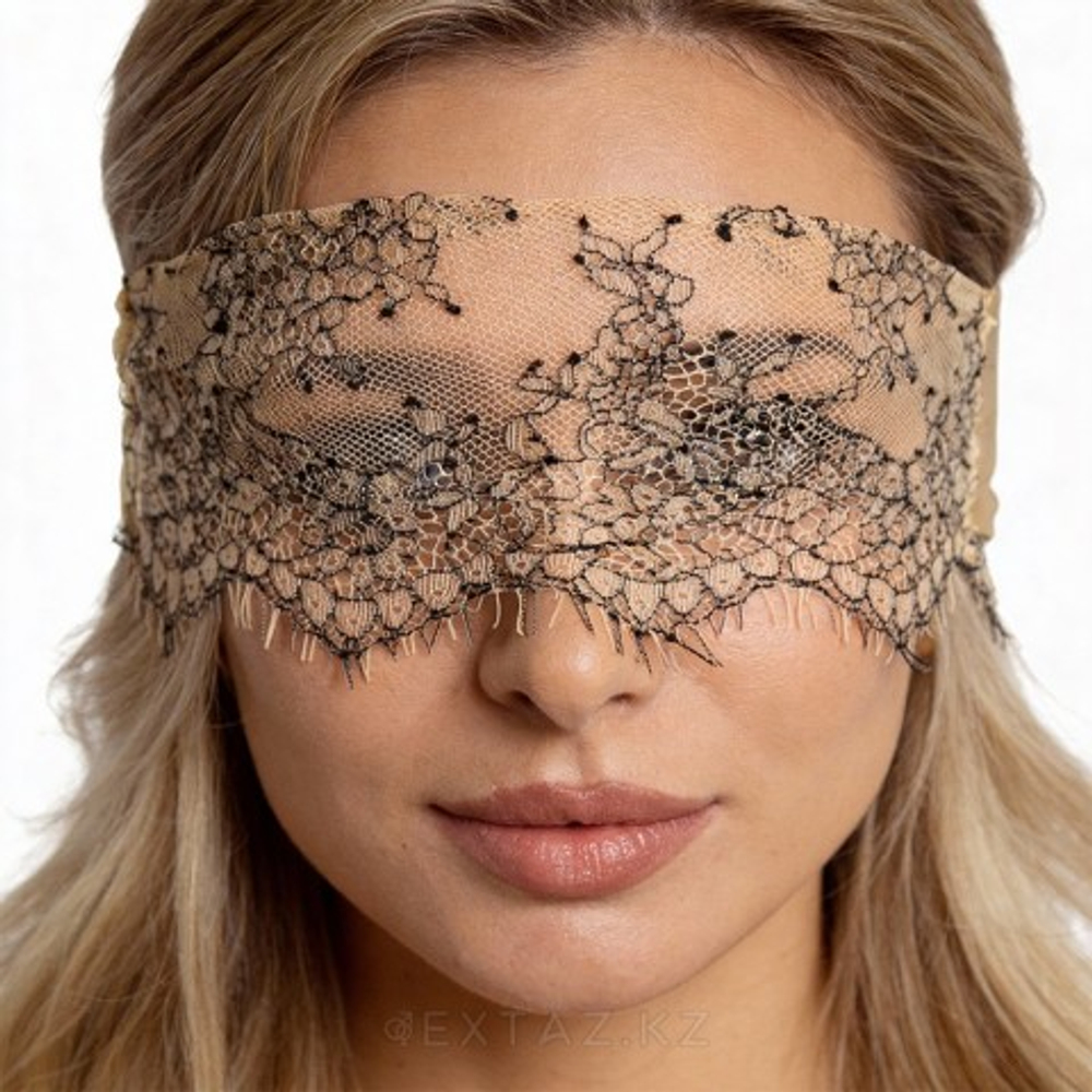 Кружевная маска экрю (Base) (One Size)
