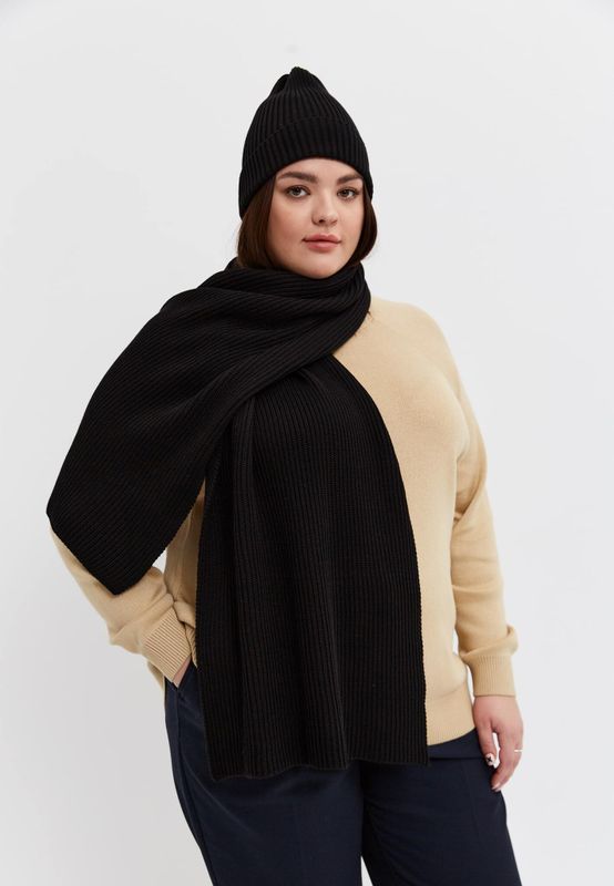 Шарф, черный