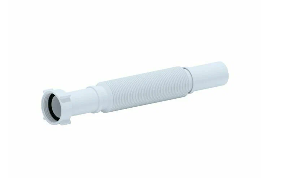 Гофра с гайкой 1 1/4"x32 L=320-730мм АНИ Пласт K203