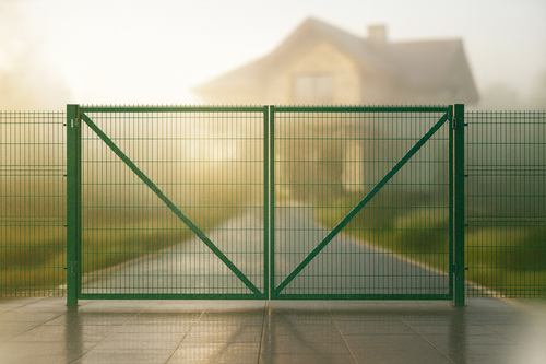 Ворота 3Д наружнее открывание ВР 1500.4000(/ворота/петли/упоры/проушина)