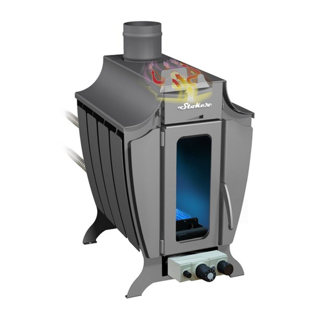 Печь отопительная газо-дровяная Stoker 100-G
