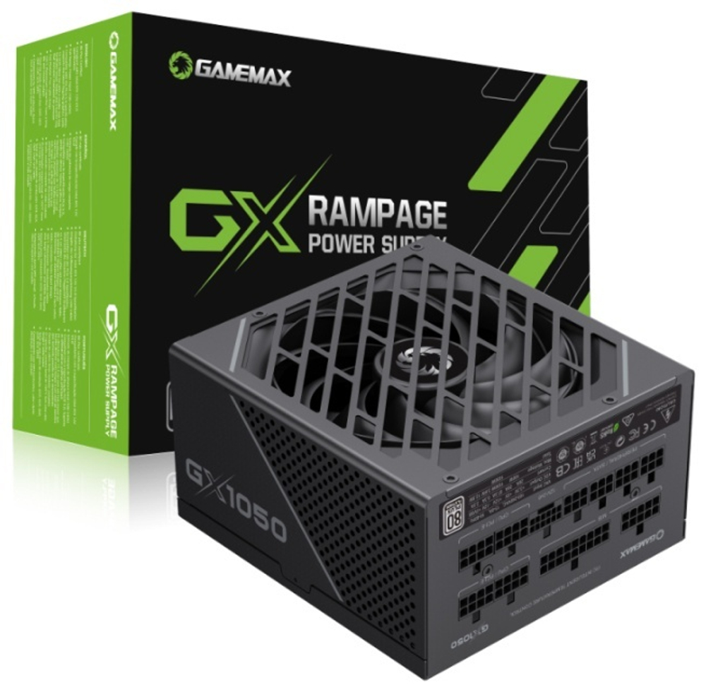 Блок питания Game Max GX-1050 BK PCIE 5.0 ATX 3.0 1050 Вт