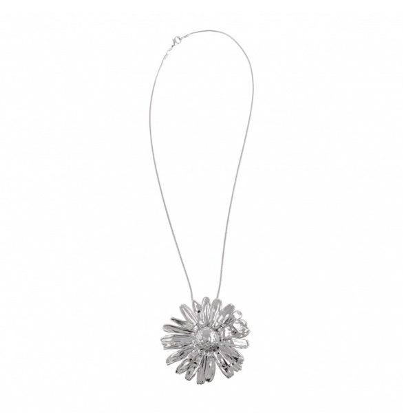 Колье в виде цветка Ester Bijoux Маргаритки LF004A-S BW