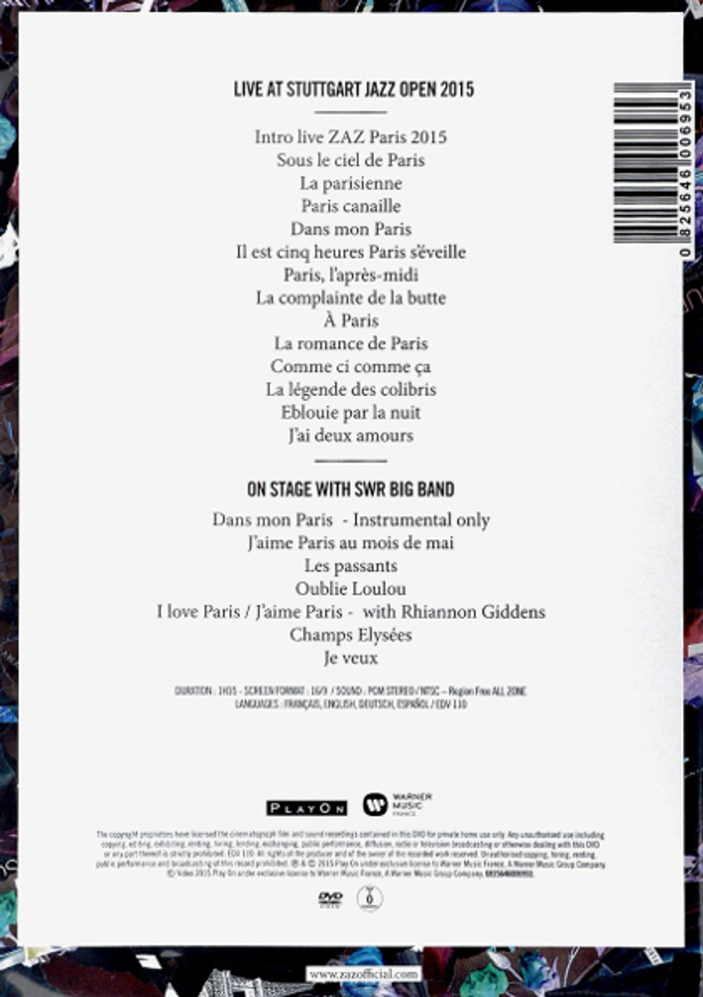 Zaz / Paris, Encore! (DVD)