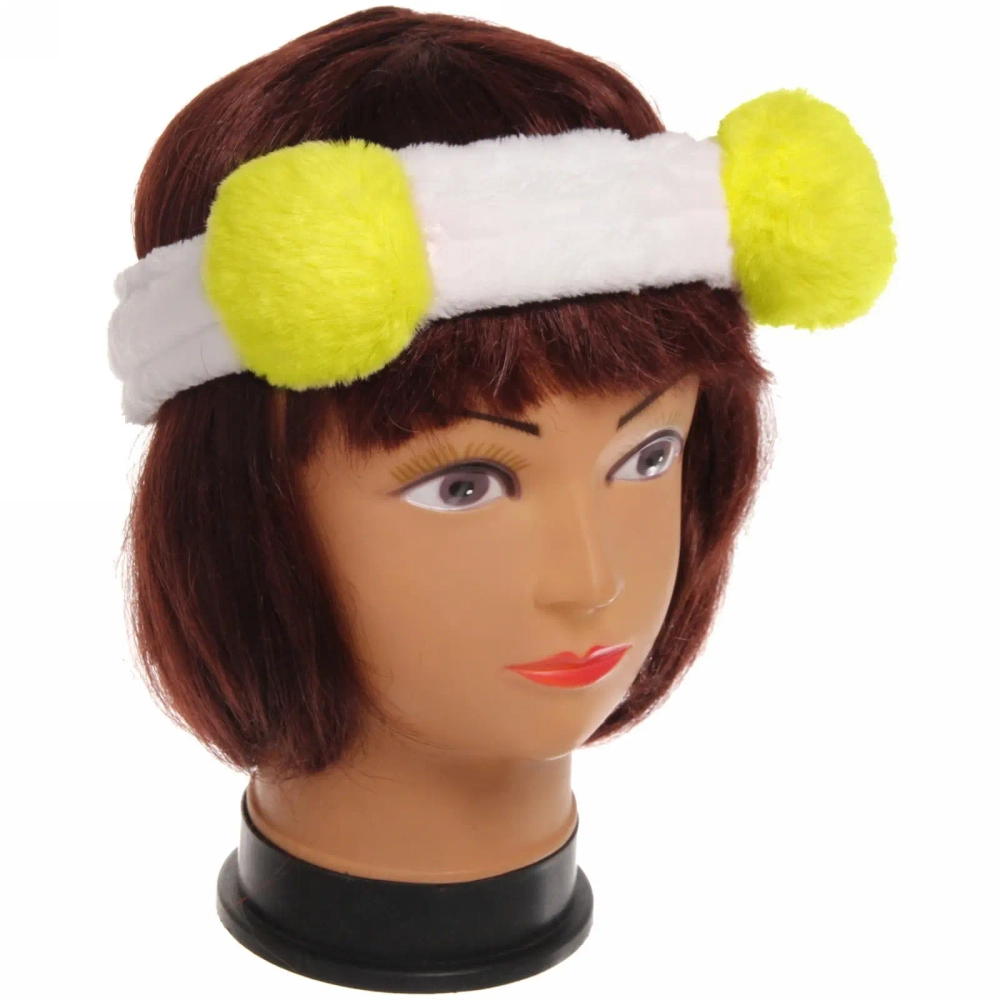 Повязка на голову «Кокетка - Шарики», цвет розовый, голубой, серый и пудровый, 20*6см (упаковка белый ZIP пакет)