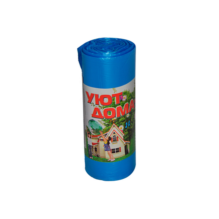 Мешки д/мусора 30 л 30 шт голуб Уют дома прочн/100