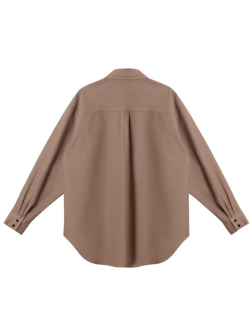 Рубашка Sashina Oversize песочная