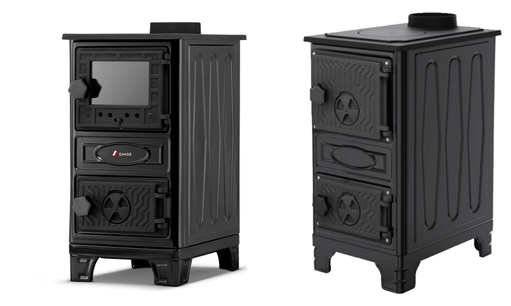 Дровяная кухонная печь Simge Soba 3042 Мини