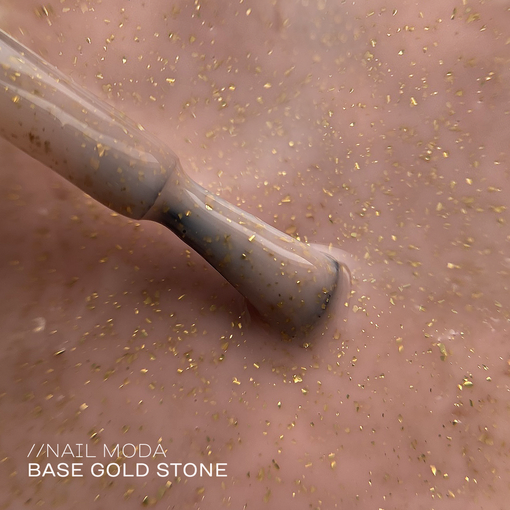 База NAIL MODA 'Gold Stone', 15 мл
