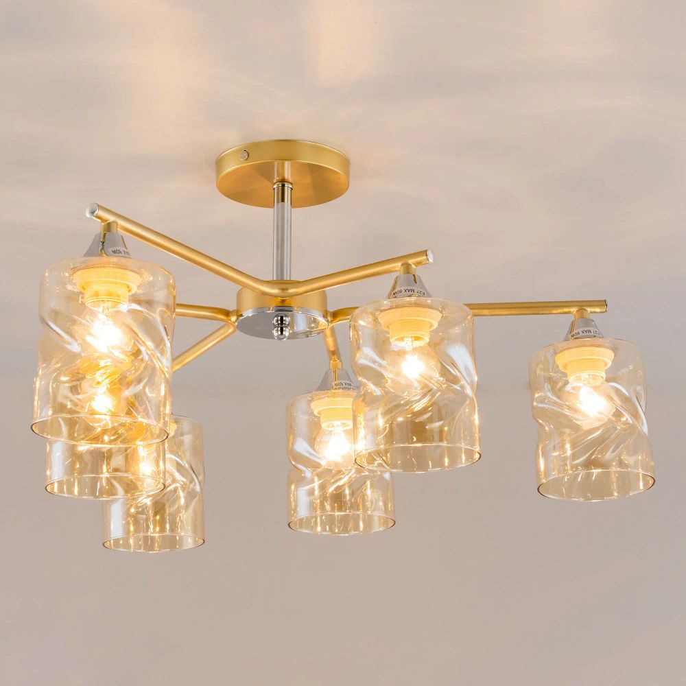 Citilux Клод CL137162 Люстра потолочная Золото