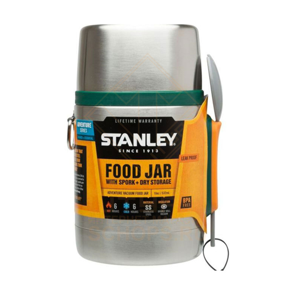 Термос Stanley Adventure Food 0.53 л пищевой + ложка, White