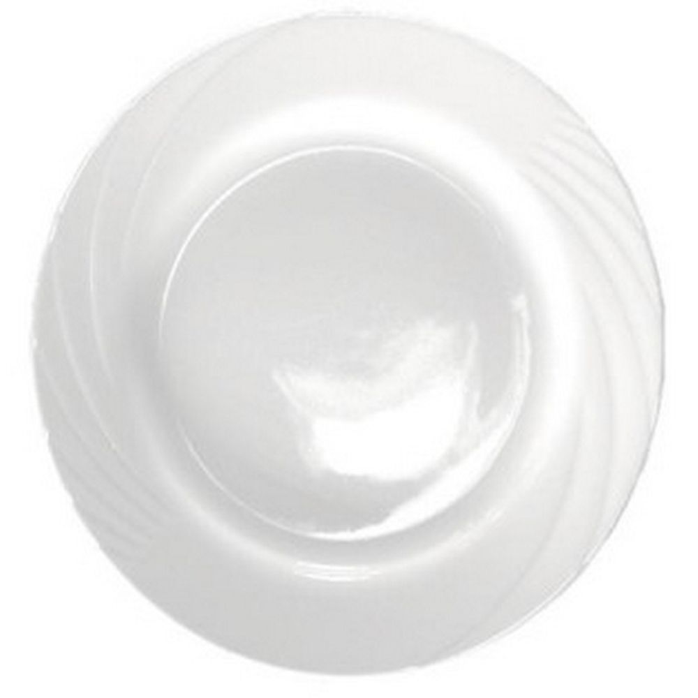 Тарелка мелкая "БЕЛОЕ ИЗДЕЛИЕ (Голубка)" 20 см, Беларусь.