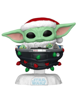 Фигурка Funko POP! Bobble Star Wars Holiday Grogu Pram (746) 80010