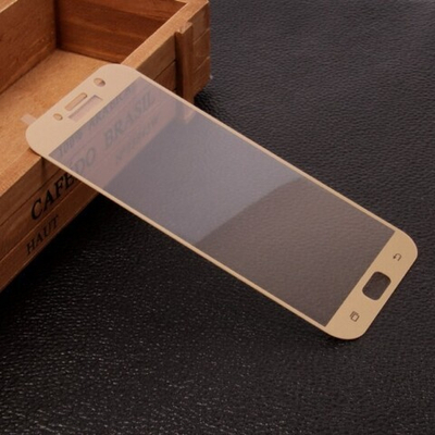 Защитное стекло для Samsung Galaxy A7 (2017) на полный экран, 009288 Белый