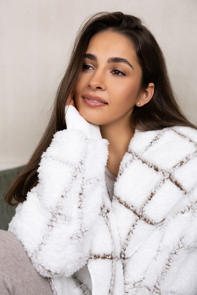 Пушистый кардиган Delphine