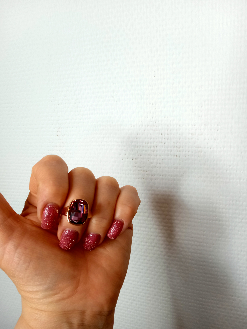 Кольцо позодлоченное с камнем.Размер-17