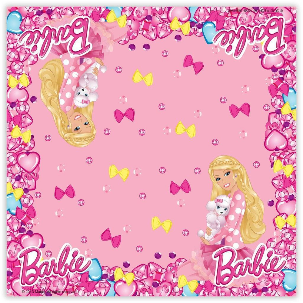 Салфетки 33*33см. Барби 20шт. (Росмэн)