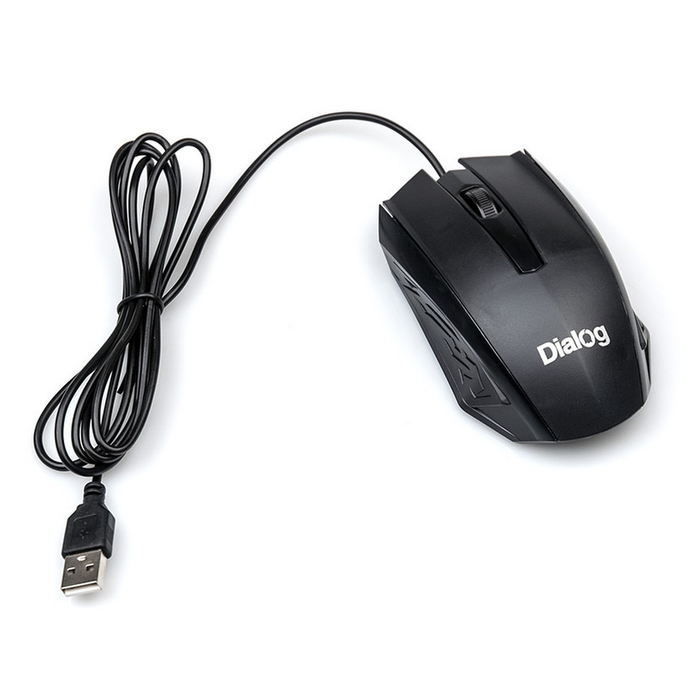 Мышь проводная Dialog MOC-19U USB