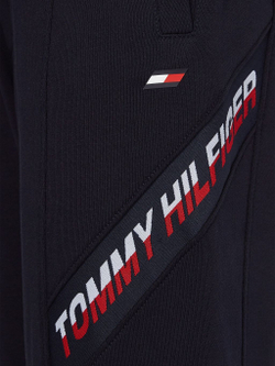 Мужские теннисные штаны Tommy Hilfiger Tape Pant - небесный