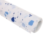 Коврик для кухонных ящиков в рулоне 45*125см «Краски» голубой