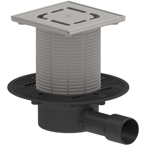 ТП-510-3000 Трап горизонтальный регулируемый с рамкой из нержавеющей стали Dn50/40