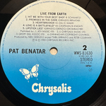 Pat Benatar - Live From Earth (Япония 1983г.)
