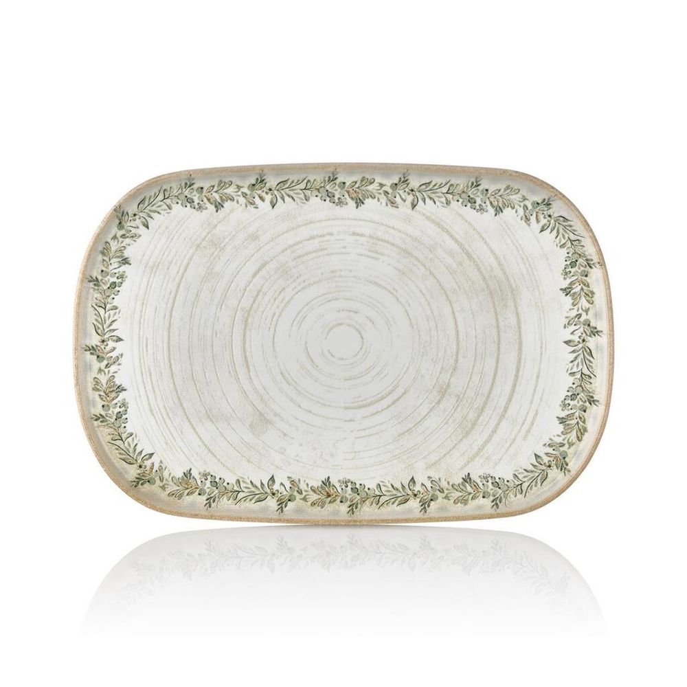 Блюдо овальное 34 см с бортом Oliva By Bone Innovation [1]