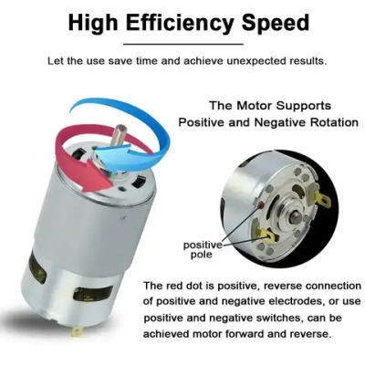 795 постоянного тока большой крутящий момент микромотор 12-24 В 12000 об/мин с двойным шарикоподшипником для электроинструментов пылесос вентилятор DIY игрушки