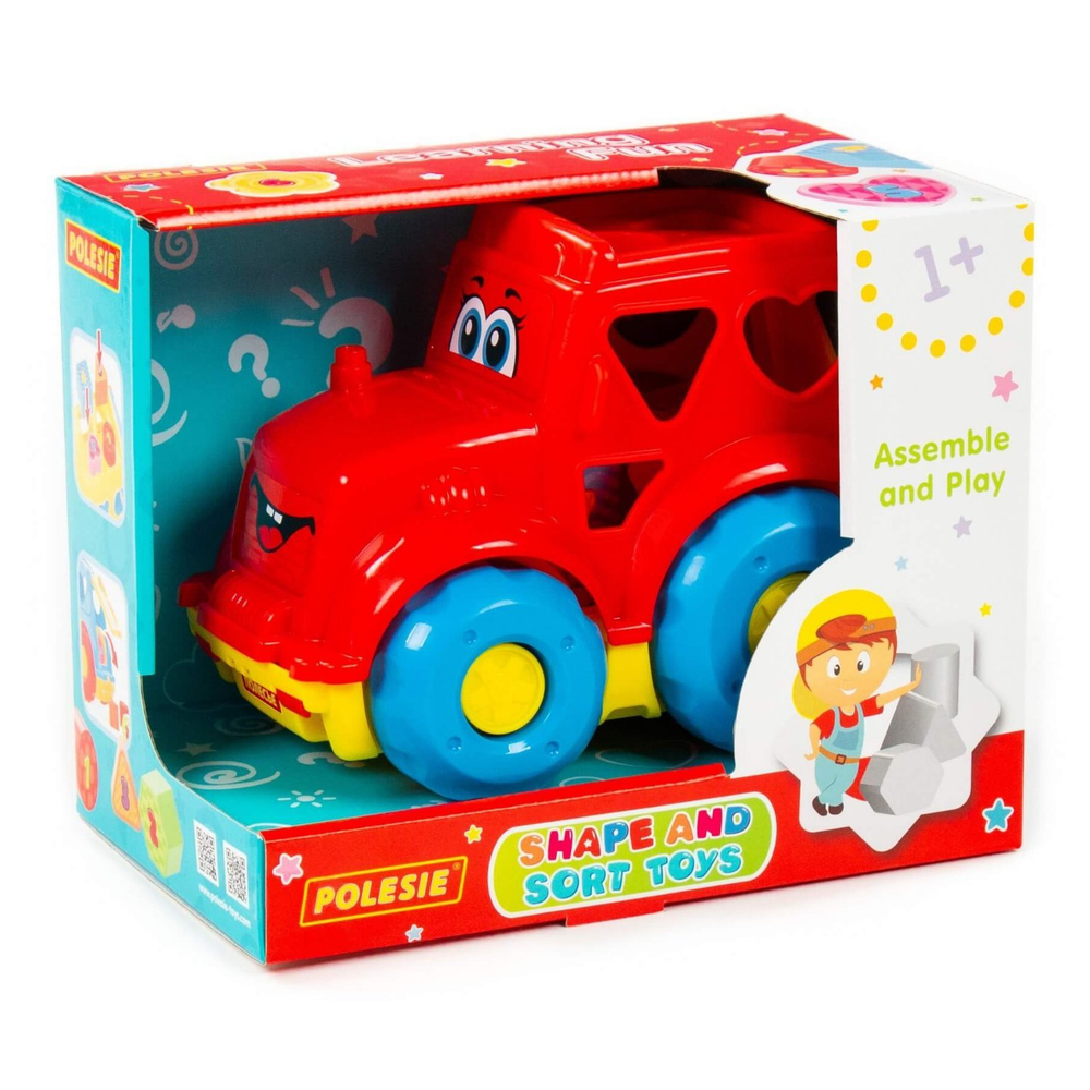 89410/Игрушка развивающая "Трактор" (в сеточке)235x153x172мм/5