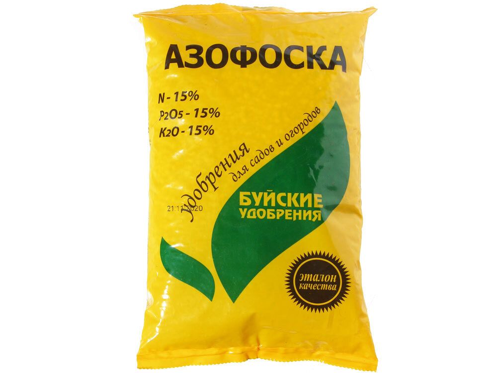 Удобрение Азофоска 0,9-1кг гуматизированная