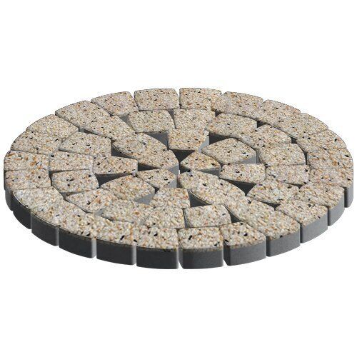 Тротуарная плитка Классико Нео, 60 мм, Грейзен, BackWash