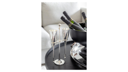 Набор фужеров для шампанского с подставкой 2шт 200мл Edzard Додо