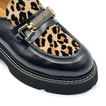 Кожаные лоферы Donna Soft/Mot-Cle 2757 черные