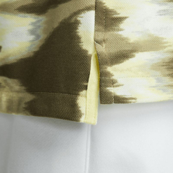 Мужское теннисное поло Nike Print Slim-Fit Polo - medium olive/lemon chiffon