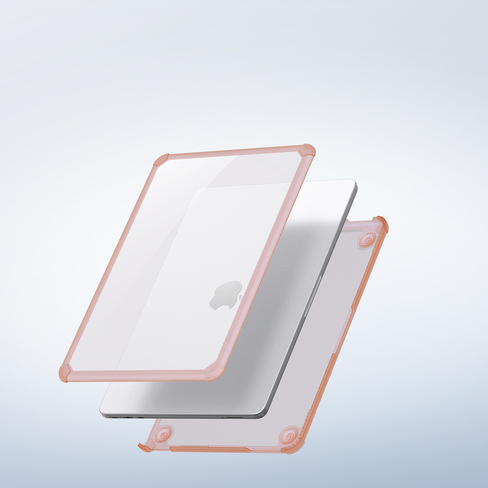 Чехол розовый для ноутбука MacBook Neo 13 (с 2026-), серии LCGM Series Protective от Dux Ducis