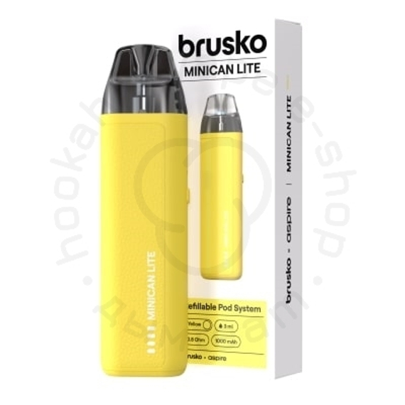 Электронная система доставки никотина BRUSKO MINICAN LITE, Жёлтый (Yellow)