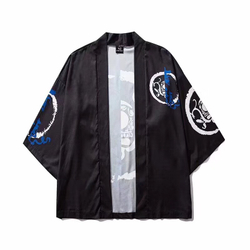 Хаори "Синие иероглифы"