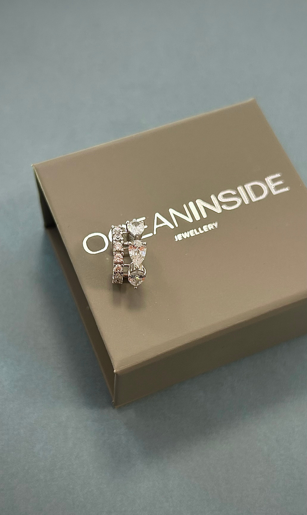 Кафф с фианитами