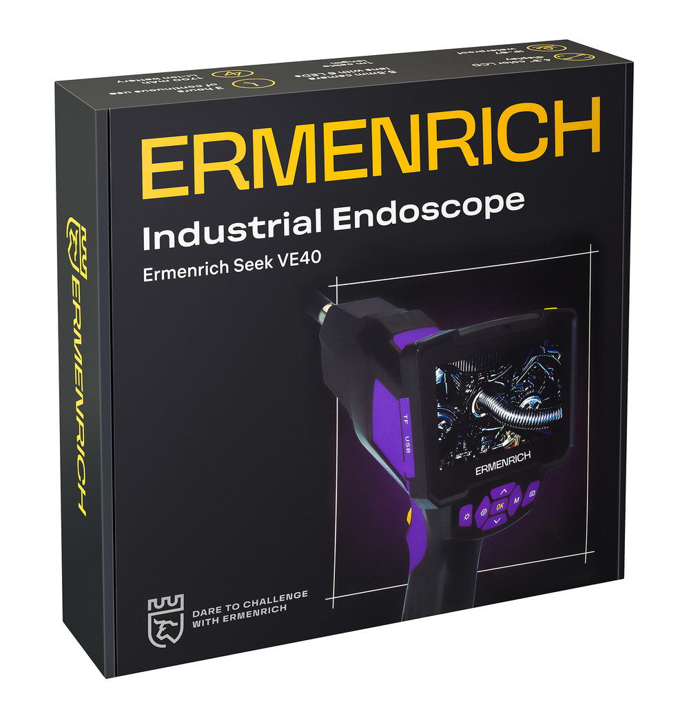 Видеоэндоскоп Ermenrich Seek VE40, фиолетовый
