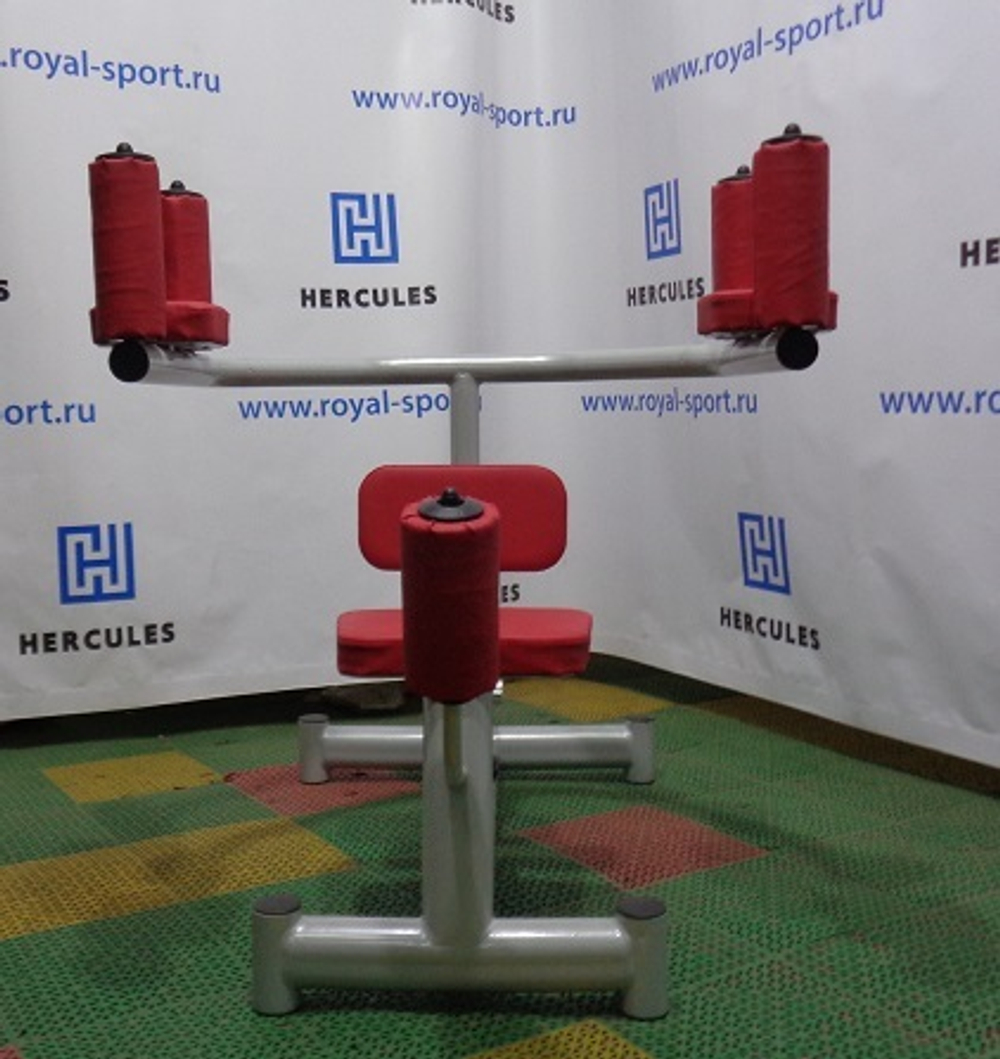 А-176g Гидравлический тренажер для косых мышц живота Скручивание