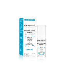 Ревитализирующая сыворотка с ретинолом 0,5% 0.5% RETINOL - REVITALIZING SERUM 30 ml. от Elementrè Dermo Cosmetics, Швейцария, помогает повысить упругость и эластичность