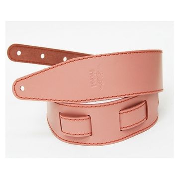 Ремень для гитары, кожаный, розовый, Fidel FL111018LP Premier