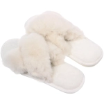 Тапочки женские домашние «TWIN», цвет белый, р-р 38-39