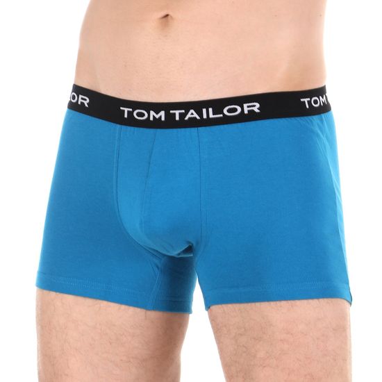 Мужские трусы боксеры набор 2в1 (красные в полоску, синие) Tom Tailor 70483/6072 425