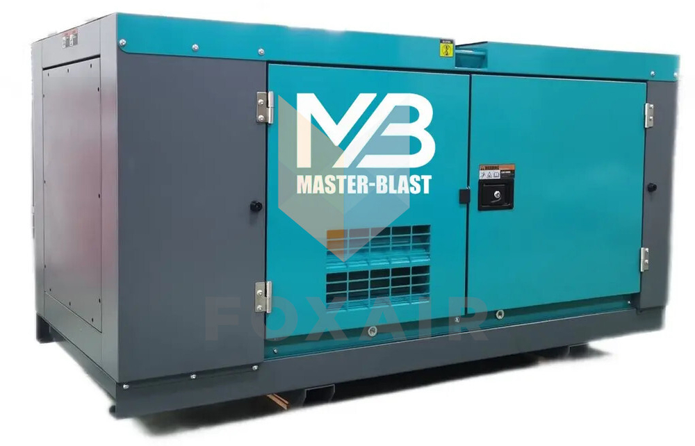 Винтовой дизельный компрессор master blast mb830b