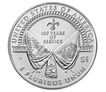 1 доллар. Американский легион. 100 лет со дня основания. США. 2019 г. UNC