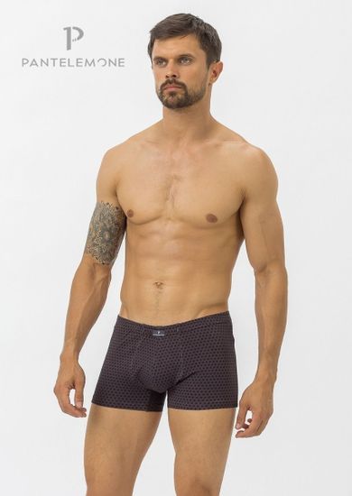 Трусы мужские боксеры Pantelemone PMHB-1177, соты коричневые