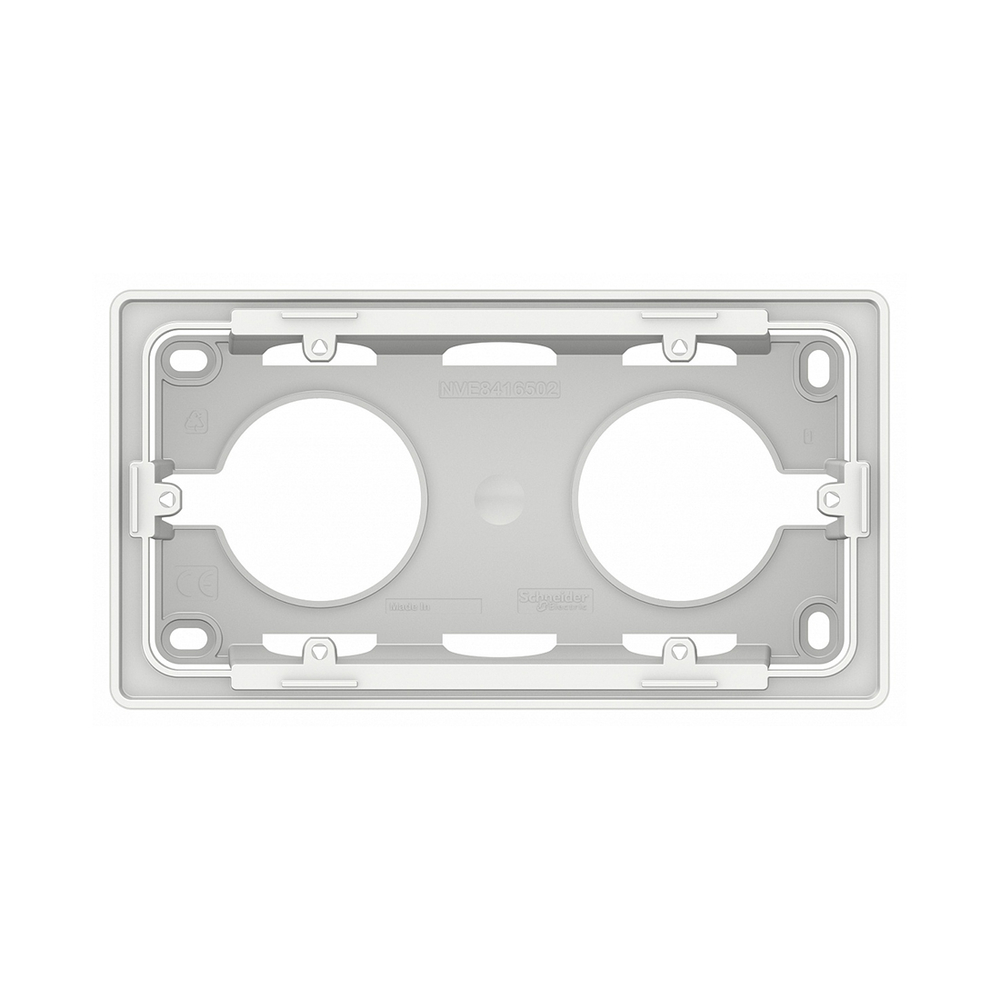 Коробка SE NU800418 Unica New для открытой установки двухпостовая белый