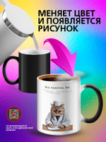 Кружка хамелеон "Власть в моих руках"